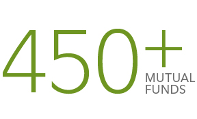 450+ mutual funds